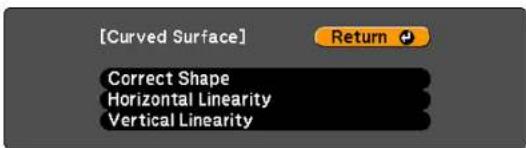 [Curved Surface] Correct Shape Horizontal Linearity Vertical Linearity
