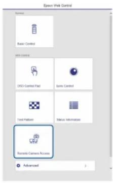 Epas Vink Control Basic Control GPS Control Pad LPG Control Text Pattern Matrix Information Remote Camera Access Advanced