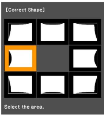 [Correct Shape] Select the area.