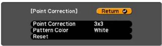 [Point Correction] Return Point Correction 3x3 Pattern Color White Reset