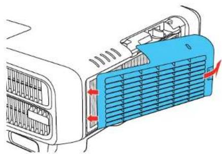 EPSON EB-L1490U - ReplacingtheAirFilter - 4