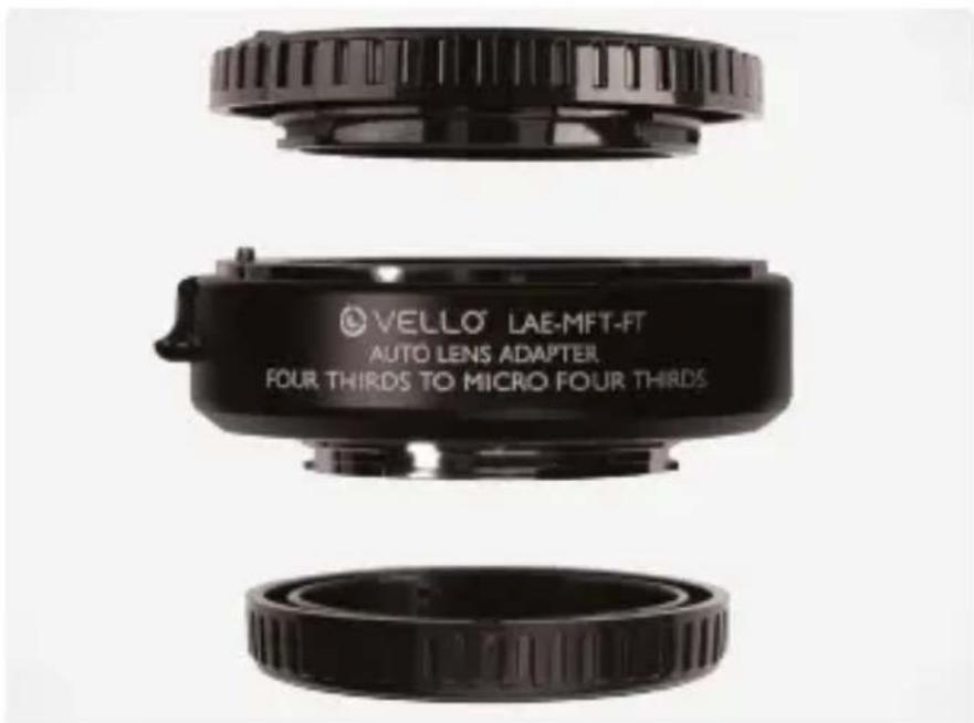 VELLO® LAE-MFT-FT AUTO LENS ADAPTER FOUR THIRDS TO MICRO FOUR THIRDS