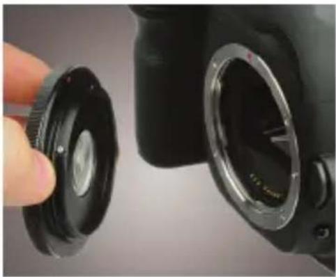 Vello LA-CEF-CFD - TO MOUNT THE LENS ADAPTER - 1