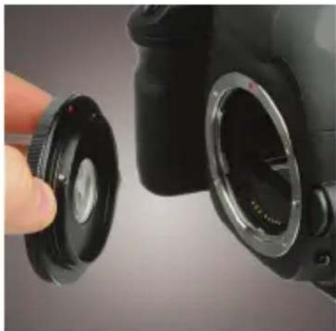 Vello LA-CEF-CFD - TO MOUNT THE LENS ADAPTER - 1