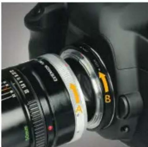 Vello LA-CEF-CFD - TO MOUNT THE LENS ADAPTER - 2