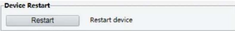 Device Restart Restart Restart device