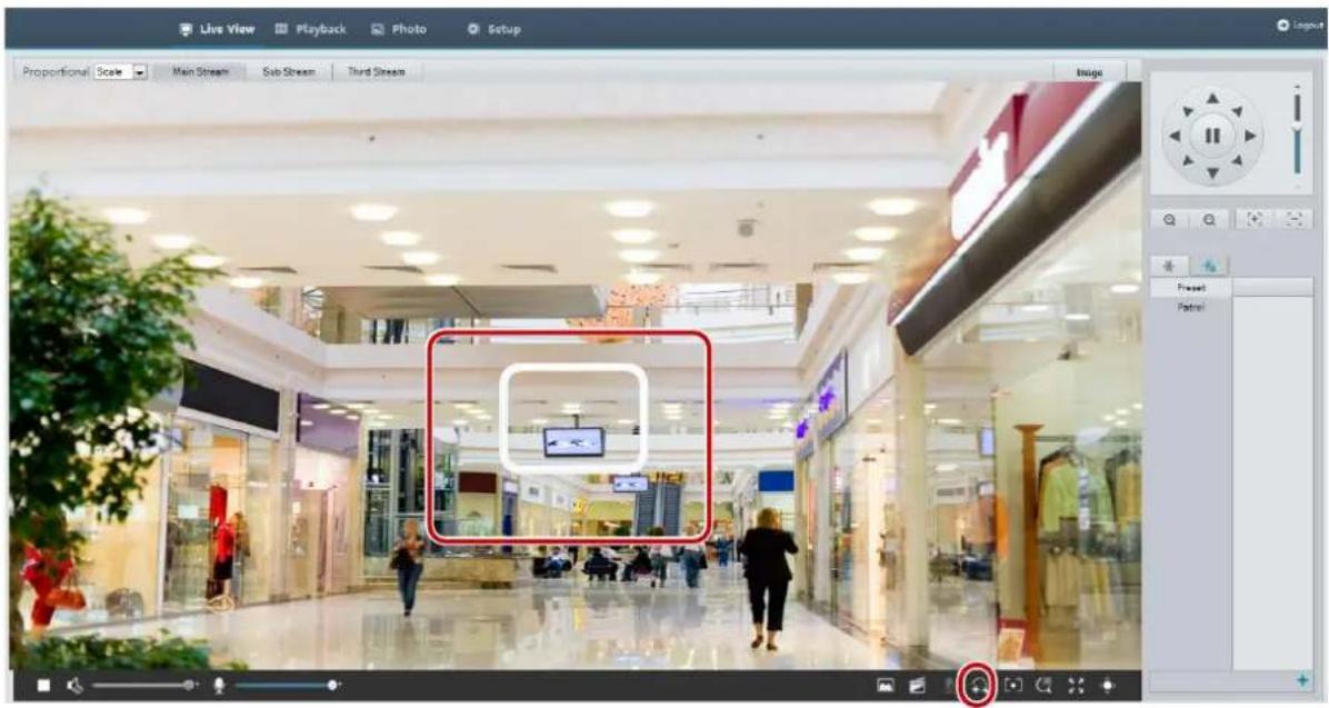 Live View Playback Photo Setup Proportional Scale Main Stream Sub Stream Third Stream Image Present Patrel