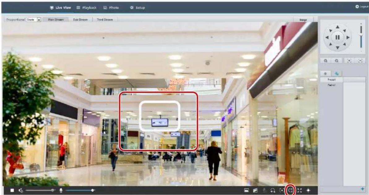 Live View Playback Photo Setup Proportional Scale Main Stream Sub Stream Third Stream Image Reset Retiret