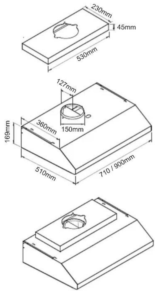 German Pool WRX-723 - Top cap designed for built-in installation (included) - 1