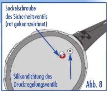 ELO Praktika Plus XL 6L - Reinigen des Sicherheitsventils - 1