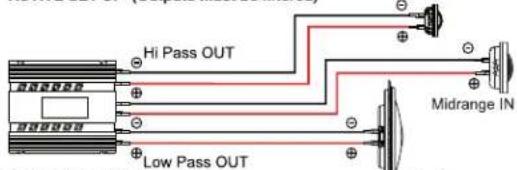 Hi Pass OUT Low Pass OUT Midrange IN