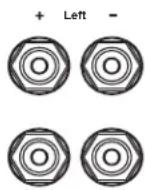 PSB SubSeries 450 - HIGH/SPEAKER LEVEL INPUT TERMINALS - 1