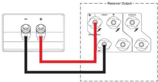 Receiver Output + L FRONT R CENTER SPINCE SEA