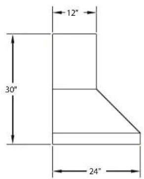 12" 30" 24"
