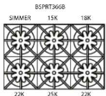 BSPRT366B SIMMER 15K 18K 22K 25K 22K