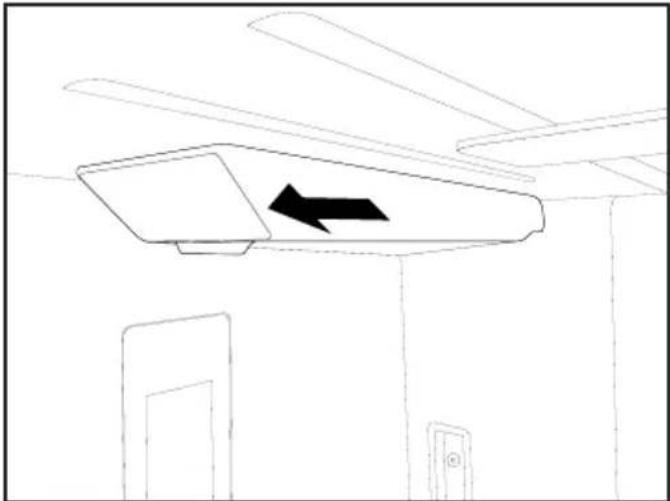 BlueStar FBFD360 - Fixation du filtre interne dans le réfrigérateur - 2