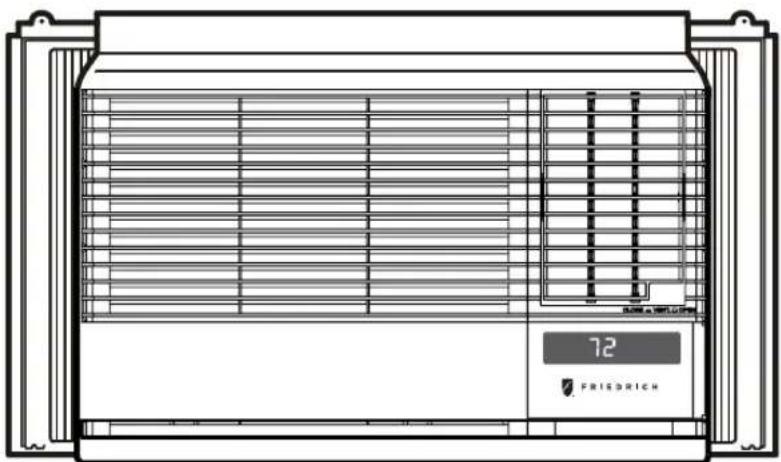 Friedrich Chill CP12G10B - Room Air Conditioner Installation and Operation Manual - 1