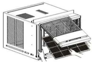 Friedrich Chill CP15G10B - How to remove the air filter - 1