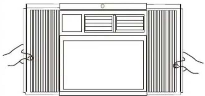 Friedrich Chill Premier CCF06A10A - Accordion Panel and cabinet Assembly - 3