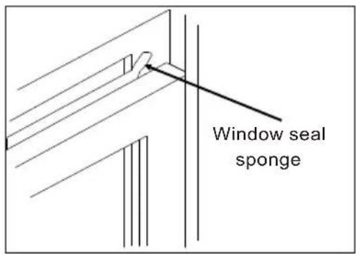 Window seal sponge