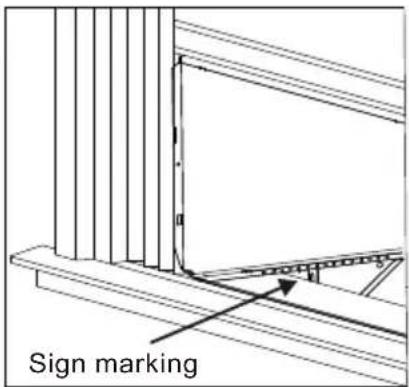 Sign marking