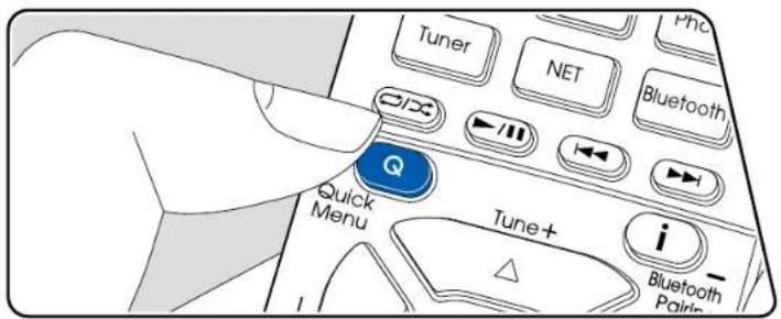 Tuner NET Bluetooth Quick Menu Tune+ i Bluetooth Poin