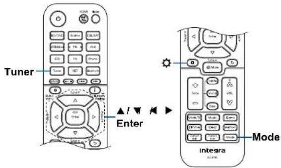 Tuner Enter integra Mode