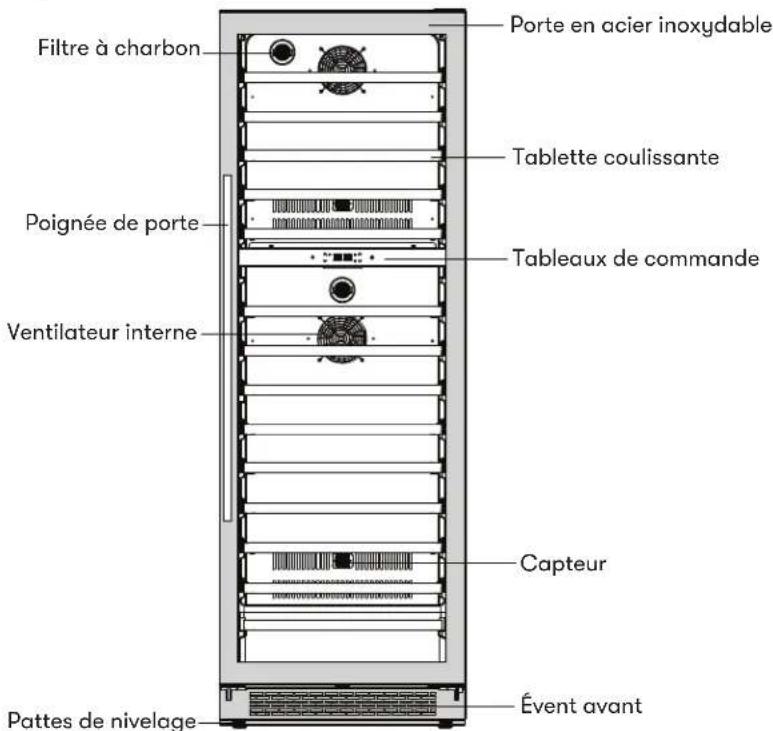 Zephyr PRW24F02BG - Entreposage interne - 2