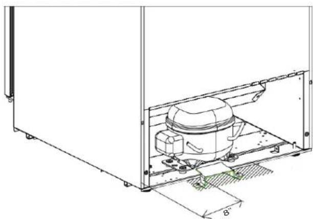 Zephyr PRW24F02BG - Installing the Anti-tip Bracket - 1