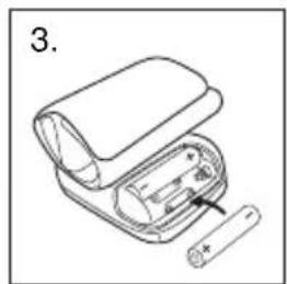 Walgreens WGNBPW-720 - INSTALLING BATTERIES - 3