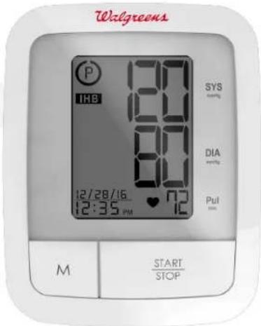 Walgreens WGNBPA-940A - De presión arterial para el brazo - 1