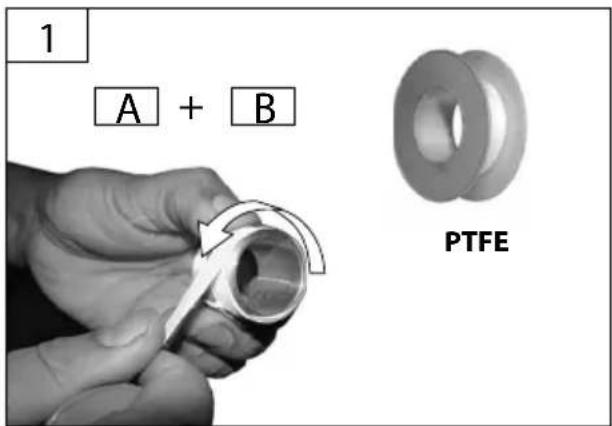 1 A + B PTFE