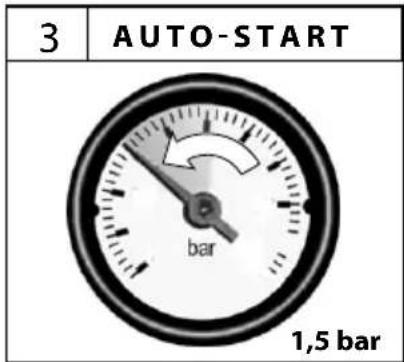 3 AUTO-START bar 1,5 bar