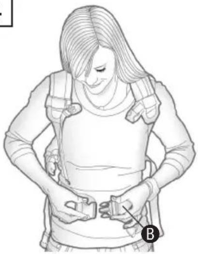 Evenflo Active - Using the Carrier as a Backpack - 1