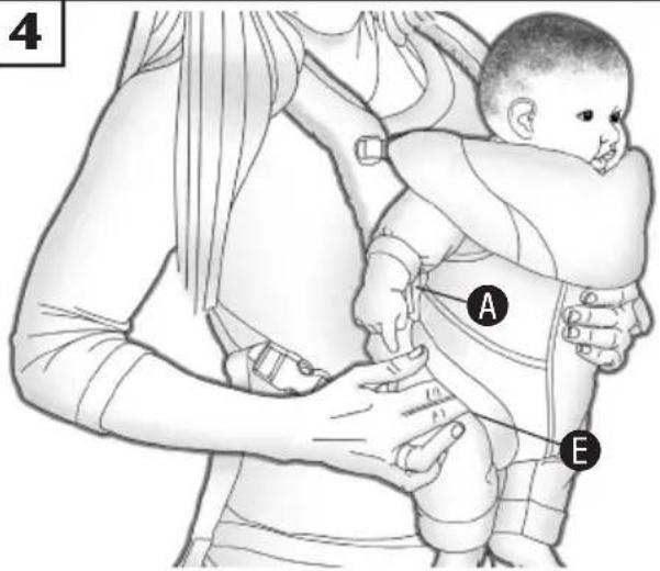 Evenflo Active - S'ATTENDRE À CE QUE LE BÉBÉ FASSE DES MOUVEMENTS BRUSQUES ! - 3