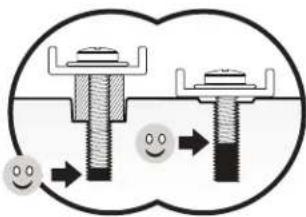 Echogear EGMF1 - STEP 1.1 Select TV Screws - 6