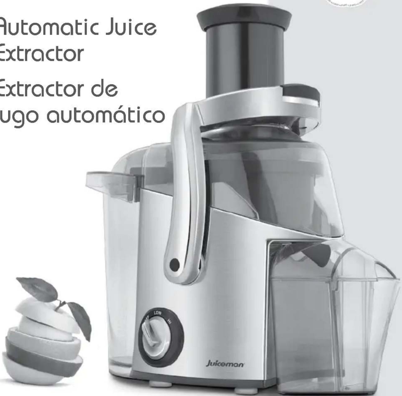 Automatic Juice Extractor Extractor de ugo automático Juiceman®