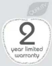 2 year limited warranty