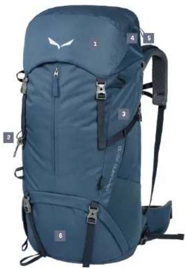 Salewa Cammino 50+10 - POLE FASTENING - 2