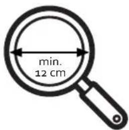 min. 12 cm