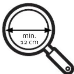 min. 12 cm