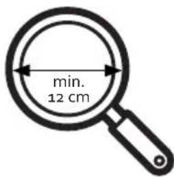 min. 12 cm