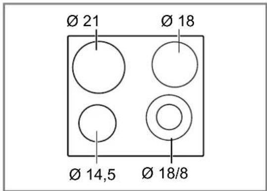 PITSOS PHSA39250 - Βάση εστιών - 1