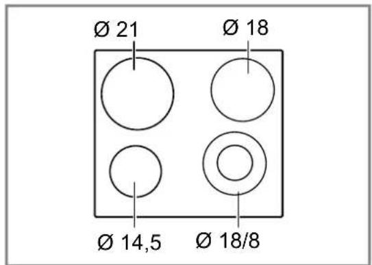 PITSOS PHS239250 - Βάση εστιών - 1