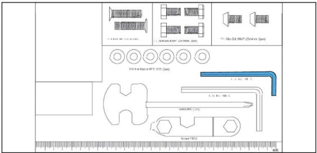 11.4 For Forward 18°20' 19'21 (Box) 11.4 For Forward 18°20' 19'21 (Box) Mechanical (Box) Mechanical (Box) Mens Bolt M6P1.25x14mm (Box)