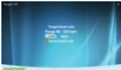 Target heart rate Range 80 - 320 bpm 150 bpm Screen-Free rate