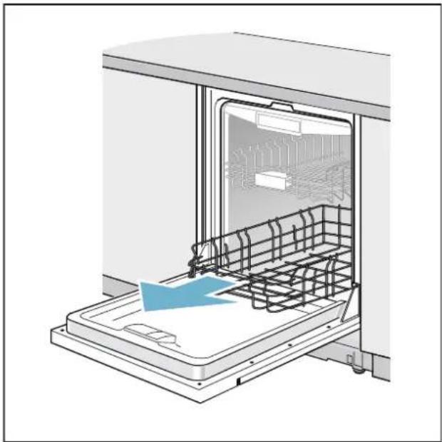 GAGGENAU DF260164 - Removing/installing lower basket - 1