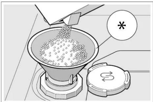 GAGGENAU DF260164 - Top up the salt as follows: - 1
