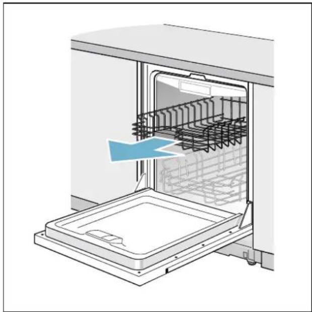 GAGGENAU DF260164 - Removing/installing upper basket - 1