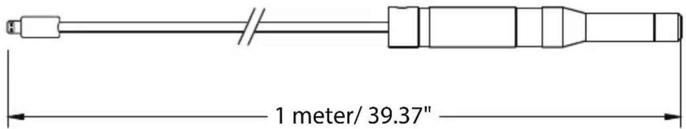 1 meter/ 39.37"